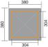 Tonnelle -  651 - 306 x 120 cm - bardeaux de toit inclus Livraison gratuite domicile WEKA