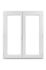 Fenêtre PVC blanc 2 vantaux H.145 x l.100 cm CLOSY