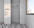 Porte de douche pivotante 90x185 cm profilé chrome verre transparent 4 mm Primera - OCEA
