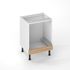 Bandeau bas four effet bois pour meuble de cuisine Nocce01 10 x 60 cm OFITRES