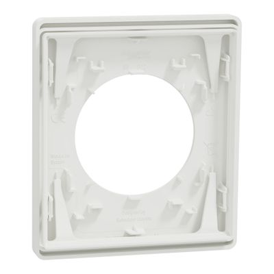 Plaque de finition 1 poste Odace 2025 Architecte blanc craie - SCHNEIDER ELECTRIC