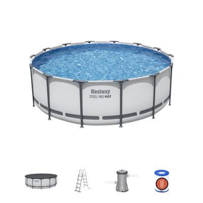 Piscine hors sol ronde tubulaire Ø 427 cm hauteur 122 cm - BESTWAY