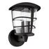 Applique extérieur montante E27 Aloria noir IP44 60W - EGLO