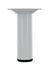 Pied de meuble rond blanc diamètre 30 x 100 mm