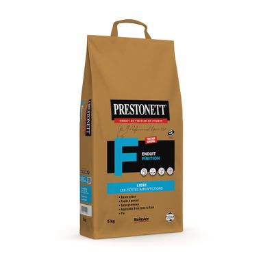 Enduit de lissage en poudre type F 5KG PRESTONETT