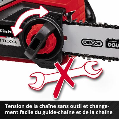 Elagueuse Fortexxa à batterie 18 V guide 27 cm EINHELL