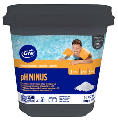 Régulateur piscine PH MOINS granulés seau de 5 kg GRE
