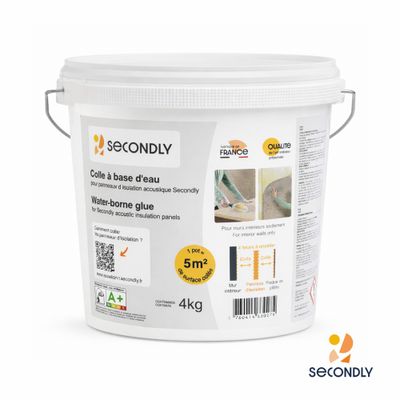 Colle pour panneaux d'isolation acoustique Simfofit seau de 4 kg - SECONDLY