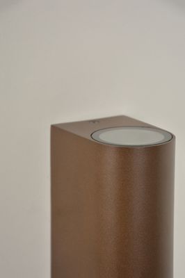 Applique extérieur 2 lumière GU10  William rouille IP44 2x35W - COREP