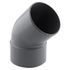 Coude pvc m/f d80 angle 45° FITT