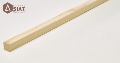 Tasseaux sapin 1er choix raboté non traité - Ép.33 x l.33 mm - L.1.00 m - GROUPE SIAT