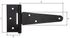 Penture anglaise 150 mm noir ALBERTS