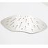 Tablette d'angle de douche arrondie 2mm Inox brossé Lagoon MAT INTER