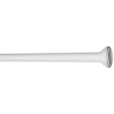 Barre entre murs extensible en métal de 0.8 à 1.25 m diam 18 à 20 mm Finition Blanc - MOBOIS