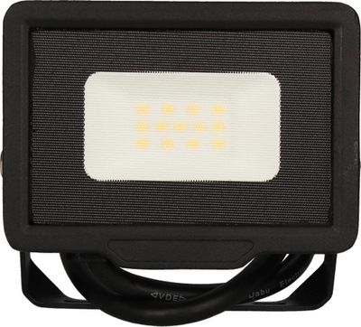 Projecteur extérieur LED Kali noir IP65 850 lumens blanc neutre - ARLUX