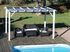 Pergola autoportante manuelle aluminium blanc 12 m², Livraison à domicile incluse - HABRITA