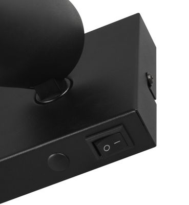 Spot GU10 Sharp noir 10W - TRIO