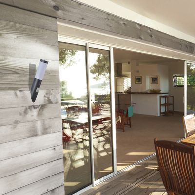 Applique extérieur E27 détecteur de mouvements Davis anthracite IP44 20W - COREP