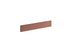 Bandeau bas four pour meuble de cuisine Glossy terracotta brillant 10 x 60 cm OFITRES