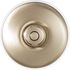 Bouton poussoir en saillie rétro porcelaine blanche et or - Garby Dimbler FONTINI