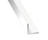 Cornière égale aluminium laqué blanc 30 x 30 x 1,2 mm 1 m CQFD