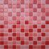 Mosaïque mur intérieur/extérieur rouge MALLA MURANO 30 x 30 cm DISTRIMAT