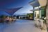 Voile d'ombrage triangulaire + led bleu nuit 360 cm MOREL