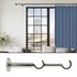 Support ouvert double extensible en métal diam 28 mm Finition Chromé - MOBOIS