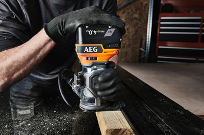 Affleureuse Brushless sans fil sans batterie 18 V BOF18BL3-0 - AEG