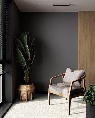 Dalle Pvc effet terrazzo beige SENSO PREMIUM CLIC 2 ép 4,5 mm 49 x 98 cm compatible pièce humide paquet de 2,40 m² GERFLOR