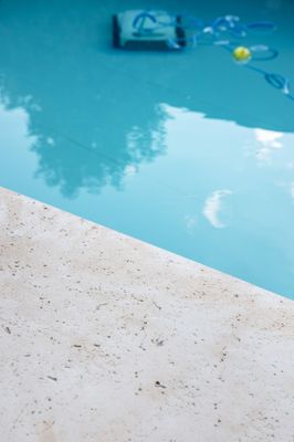 Margelle droite Jouques Aquitaine ton beige NF 60 x 30 x 3,5 cm - FABEMI