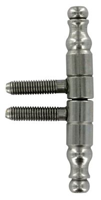 Fiches à visser rustique en fer poli 11 mm par 2