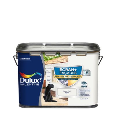 Peinture façades multi supports blanc 2,5 L - DULUX VALENTINE