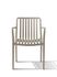Fauteuil de jardin BARI polypropylène taupe - BOCARNEA
