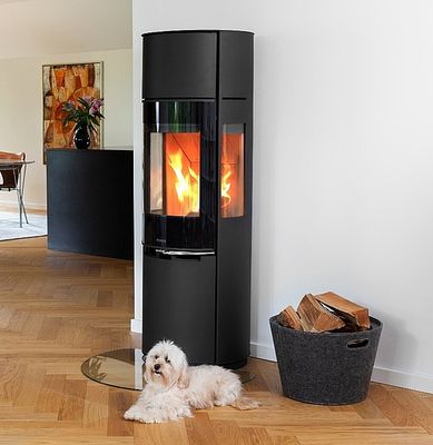 Poêle à bois 8 kW ADURO 9,7 LUX 7 étoiles flammes vertes, Livraison à domicile incluse - ADURO