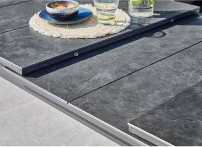 Table hivaoa 180/240x90 ceramique PROLOISIRS Livraison à domicile incluse