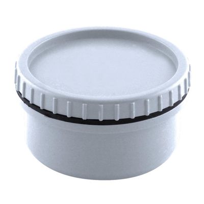 Bouchon PVC évacuation Ø40 blanc - FITT