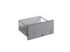 Façade tiroir pour meuble de cuisine Lotus béton mat 27,6 x 60 cm OFITRES