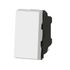 Bouton poussoir encastrable avec voyant lumineux 1 module Blanc - Mosaic LEGRAND
