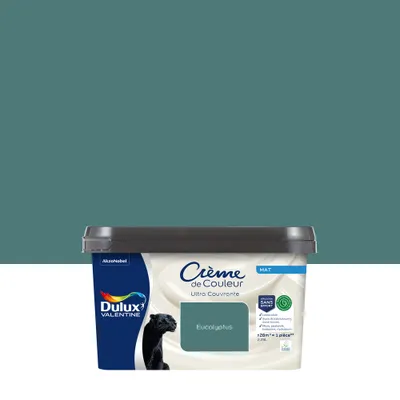 Peinture crème de couleur Eucalyptus mat 2,25L - DULUX VALENTINE