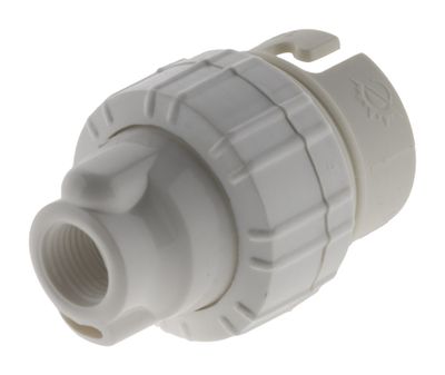 Douille électrique B22 plastique blanc - ZENITECH