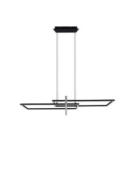 Suspension LED Salinas noir 4200 lumens blanc chaud - TRIO