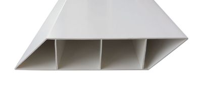 Lisse persienne pour clôture PVC blanc L 2,40 m - 140 x 30 mm - MOREY