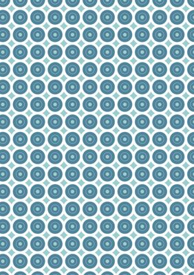Adhésif décoratif imprimé awalé bleu 2 x 0,45 m VENILIA