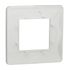 Plaque de finition 1 poste blanc- Unica studio SCHNEIDER ELECTRIC
