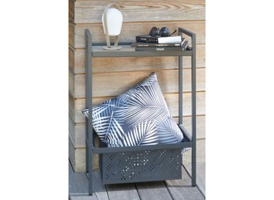 Etagère de balcon modèle 1 en acier graphite PROLOISIRS Livraison à domicile incluse