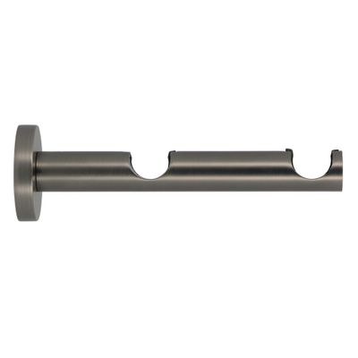 Support ouvert double en métal diam 20 mm Finition Gun foncé - MOBOIS