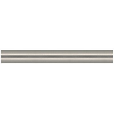 Tringle à rideaux en métal 2 m diam 28 mm Finition Chromé mat - MOBOIS