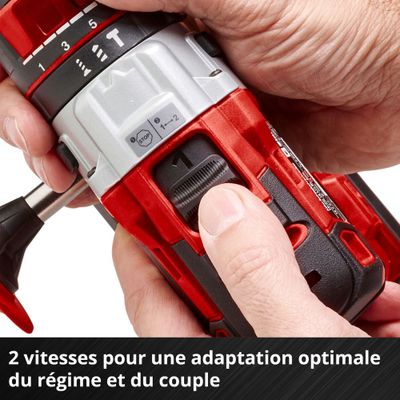 Perceuse à percussion sans fil 18 V POWER X CHANGE TE-CD 18/48 Li-i (Brushless, solo) - EINHELL