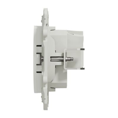 Prise 2 pôles sans terre blanc Odace 2011 SCHNEIDER ELECTRIC